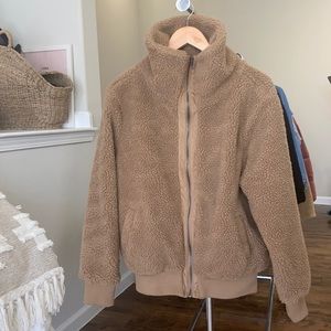 NWT Fullzip Sherpa/Teddy Jacket